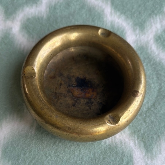Vintage Brass Ashtray made in India - Picture 1 of 5
